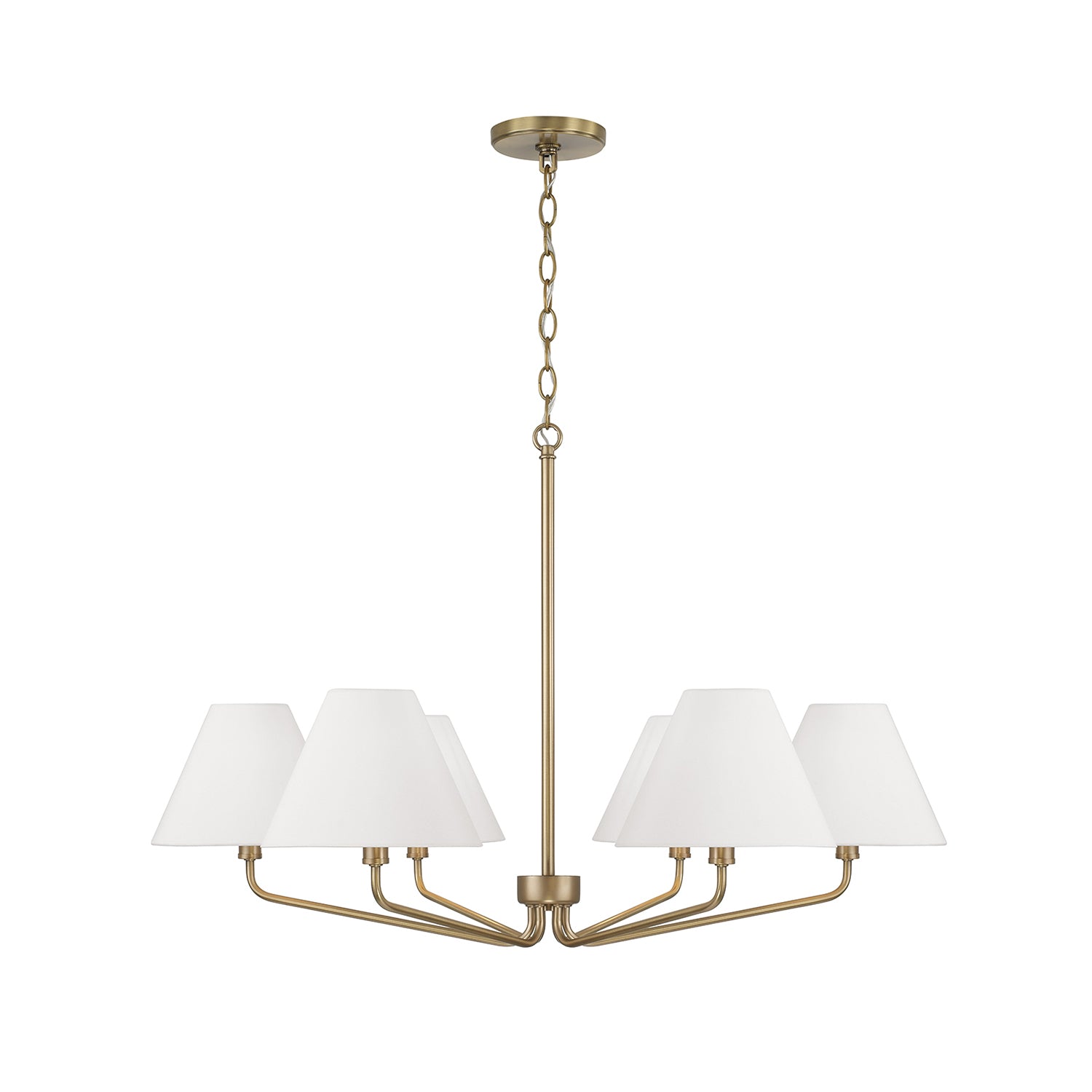 Capital Chadwick Medium Chandelier - Aged Brass