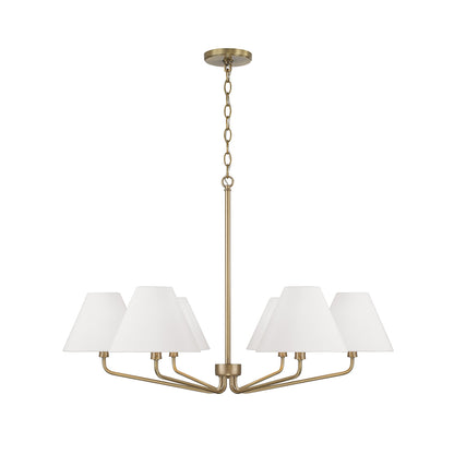 Capital Chadwick Medium Chandelier - Aged Brass