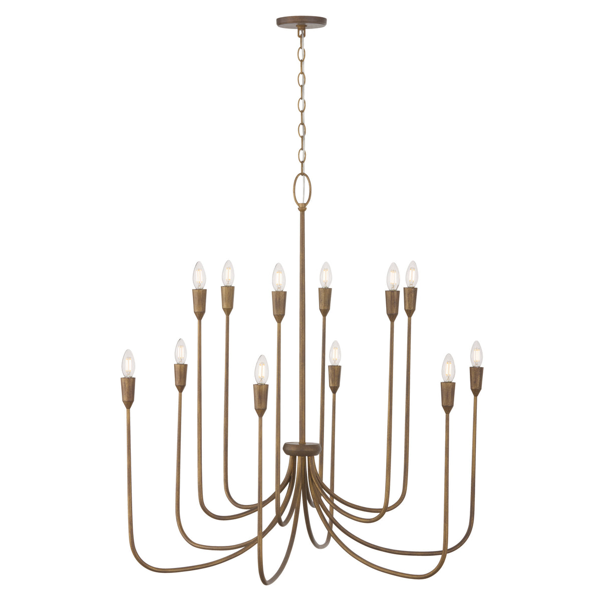 Capital Marley Grand Chandelier in Mystic Bronze