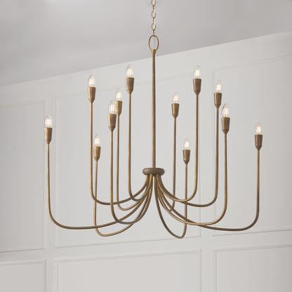 Capital Marley Grand Chandelier in Mystic Bronze