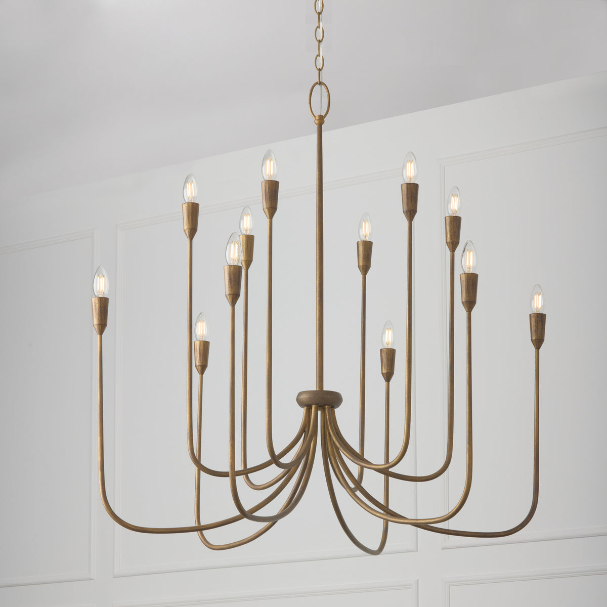 Capital Marley Grand Chandelier in Mystic Bronze