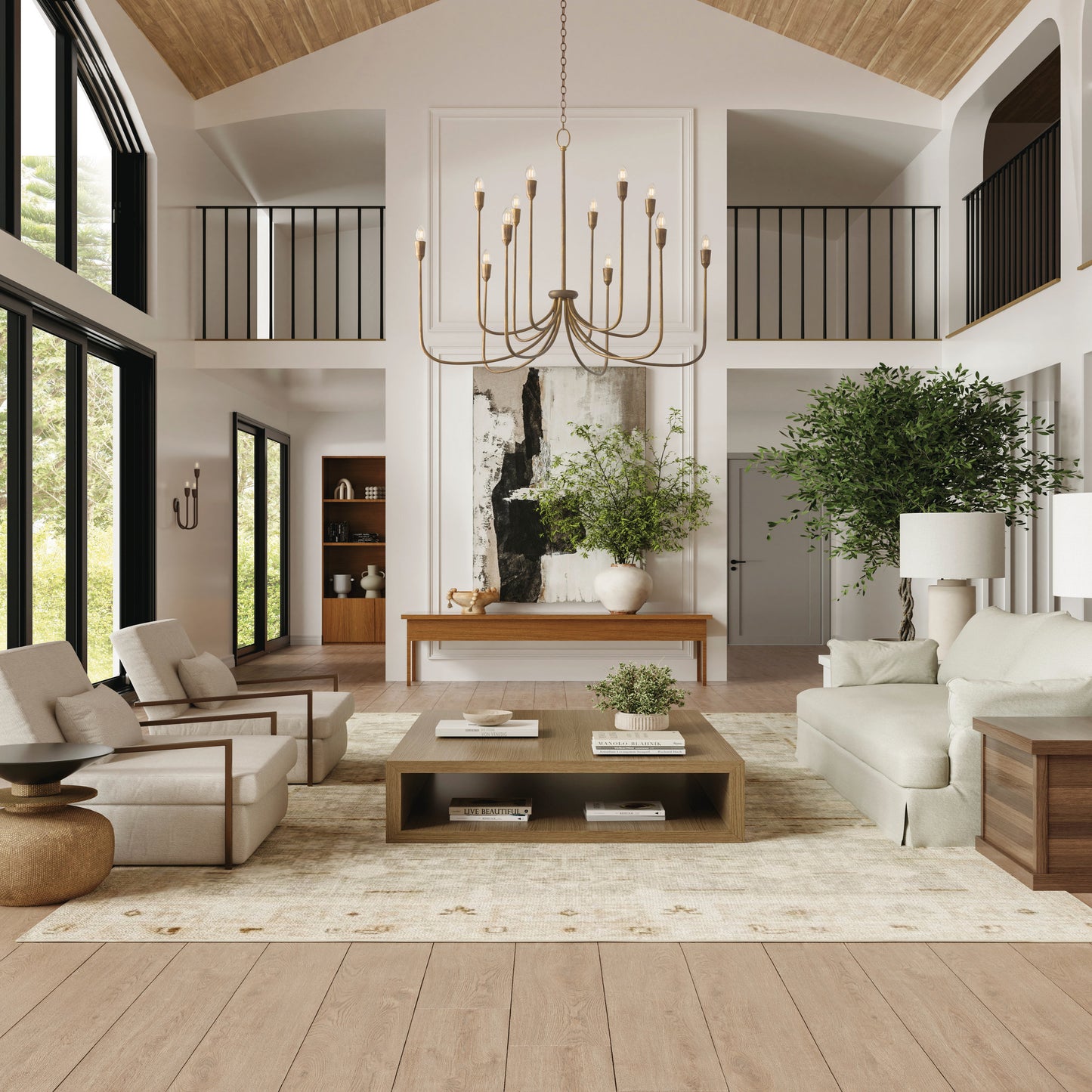 Capital Marley Grand Chandelier in Mystic Bronze
