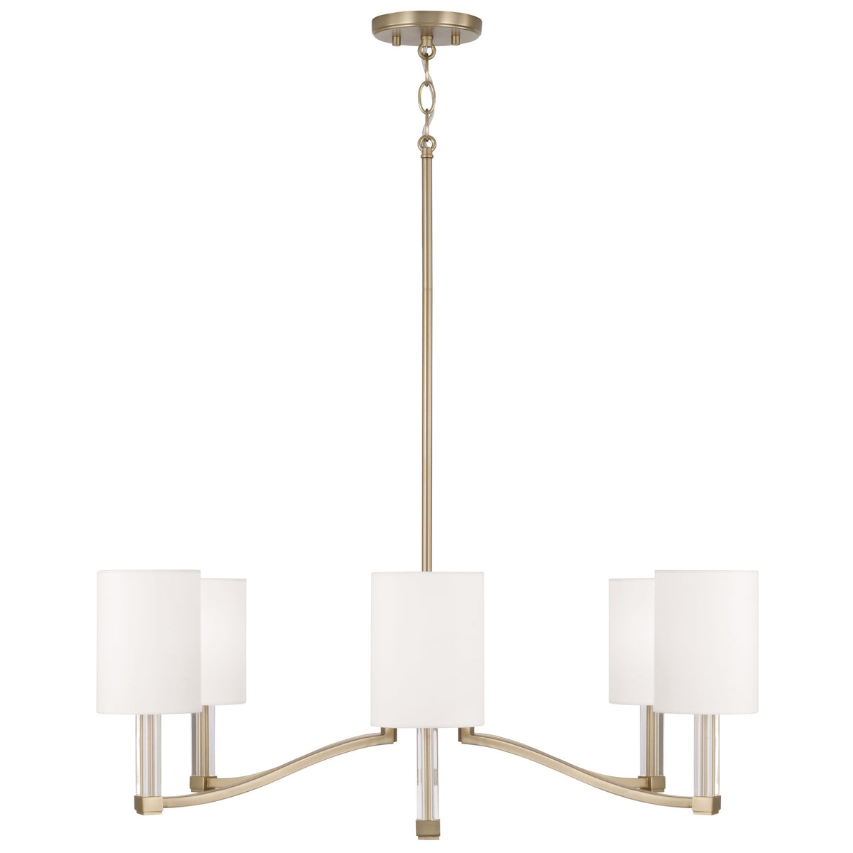 Capital Ingrid Large Chandelier in Matte Brass