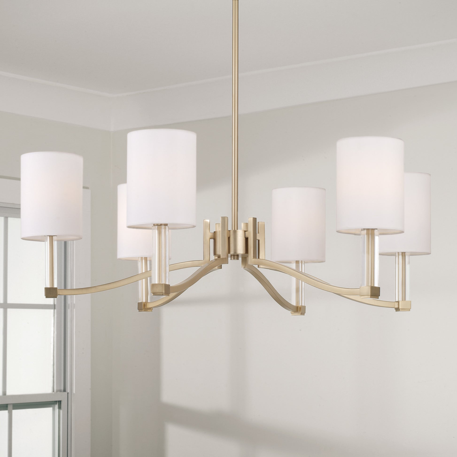 Capital Ingrid Large Chandelier in Matte Brass