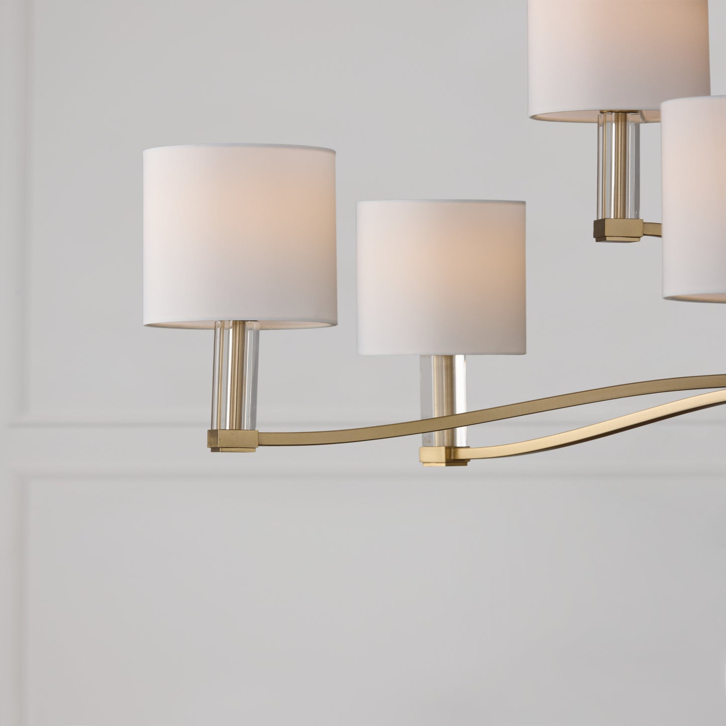 Capital Ingrid Two-Tier Chandelier in Matte Brass