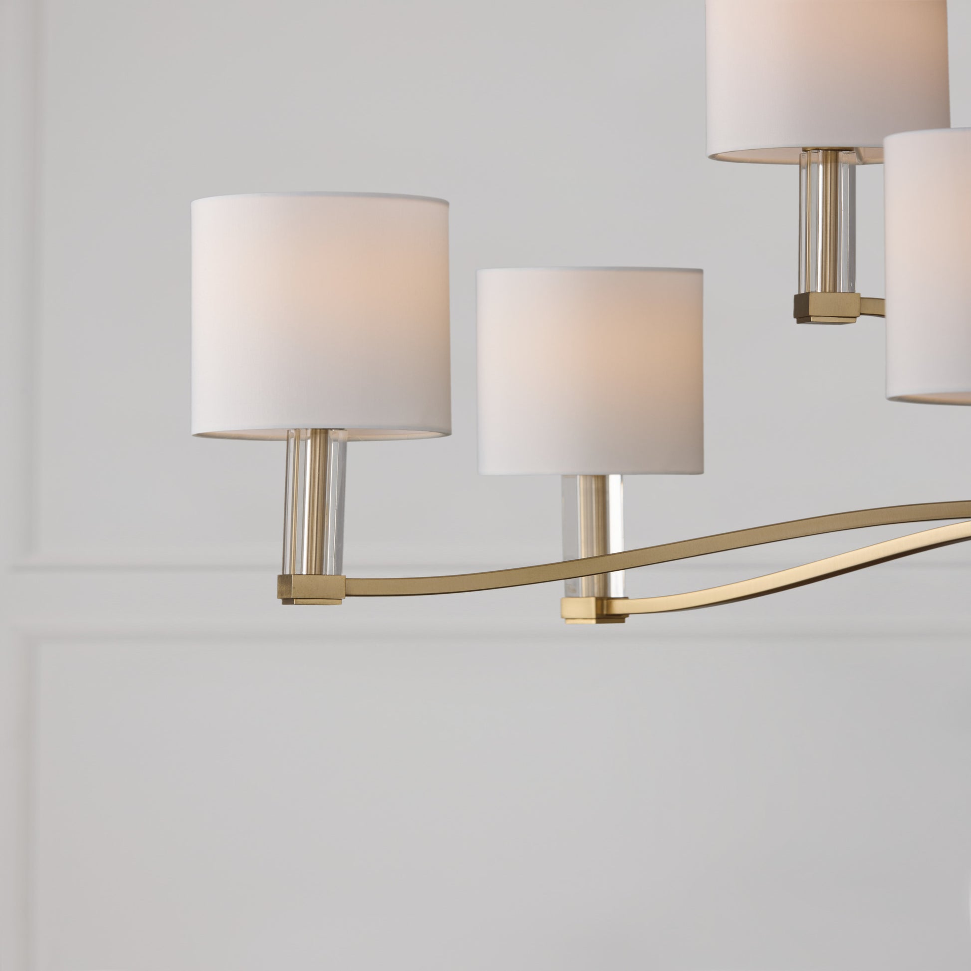 Capital Ingrid Two-Tier Chandelier in Matte Brass