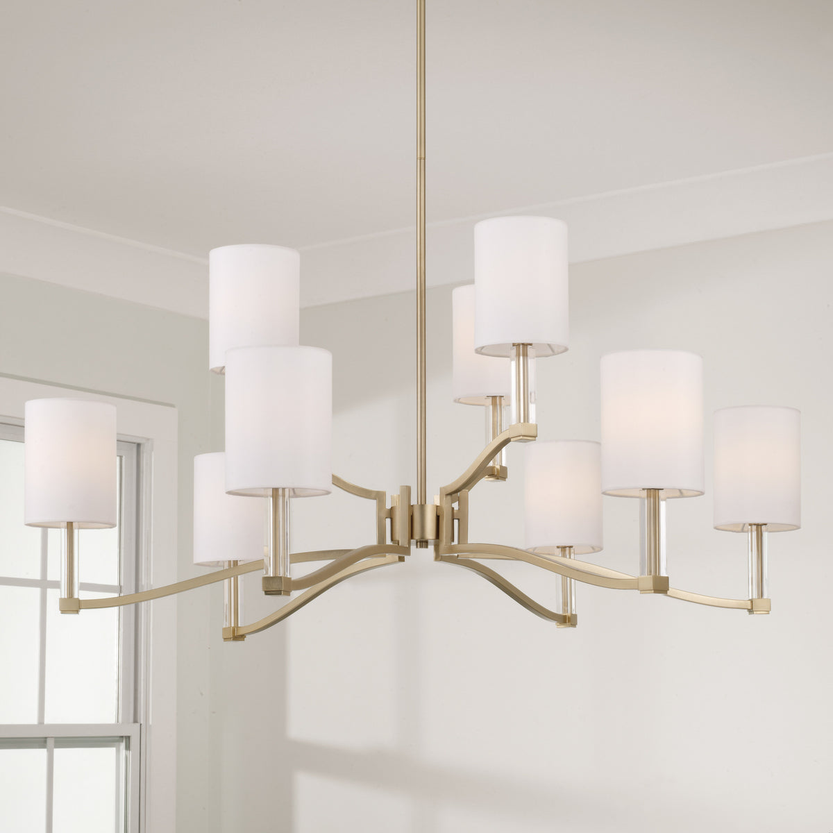 Capital Ingrid Two-Tier Chandelier in Matte Brass