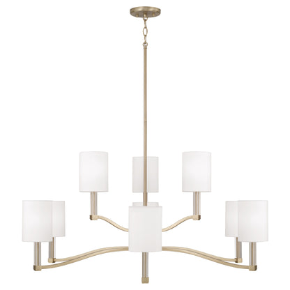 Capital Ingrid Two-Tier Chandelier in Matte Brass