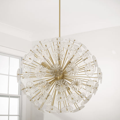 Capital Emelie Chandelier in Matte Brass