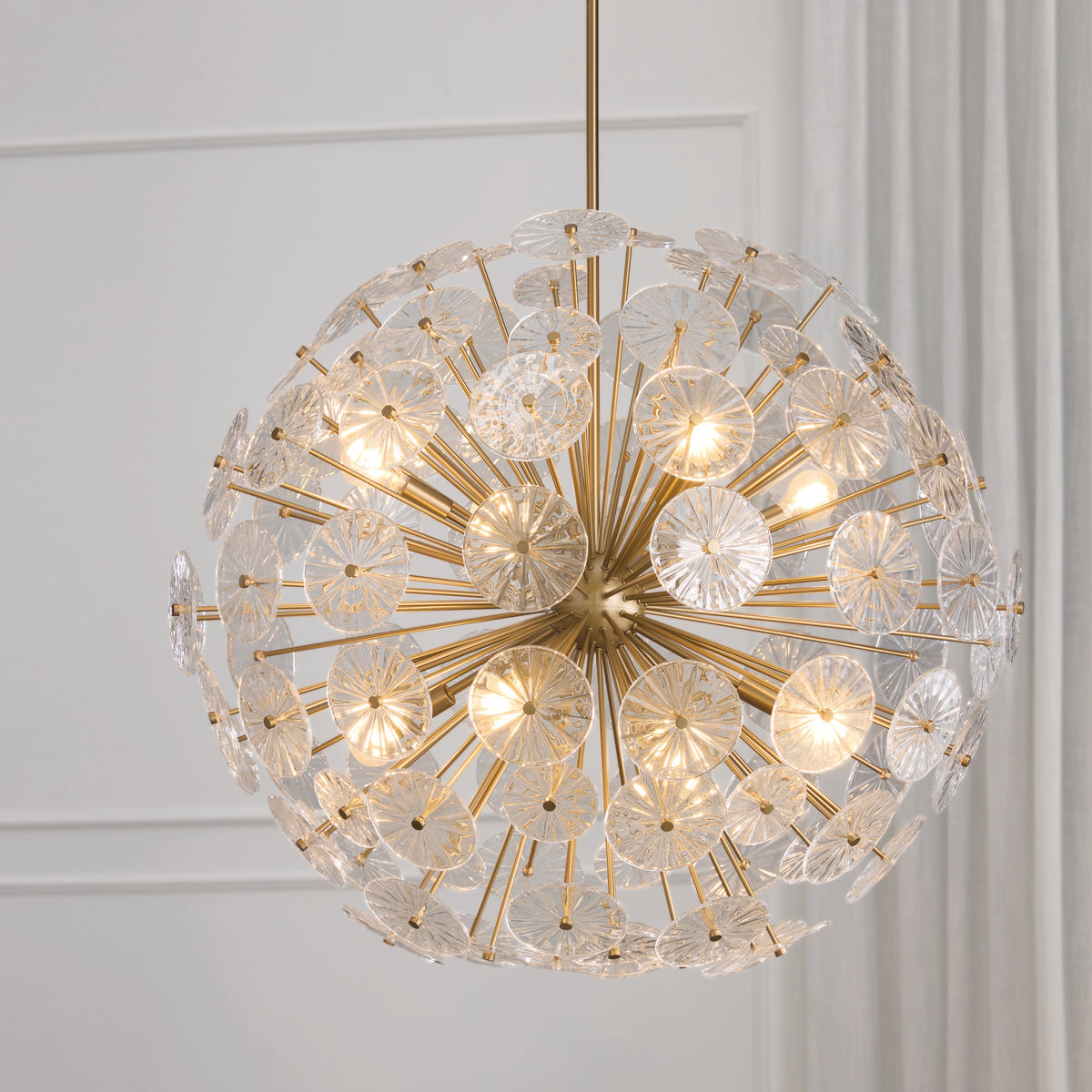 Capital Emelie Chandelier in Matte Brass