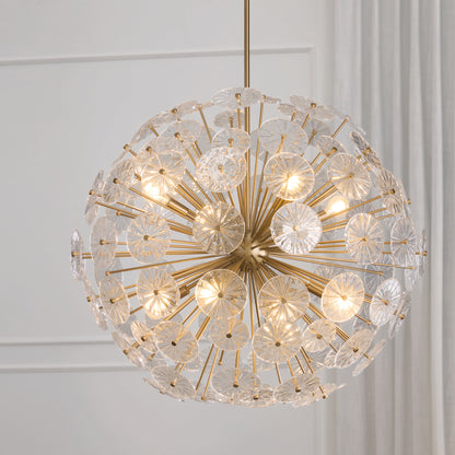 Capital Emelie Chandelier in Matte Brass