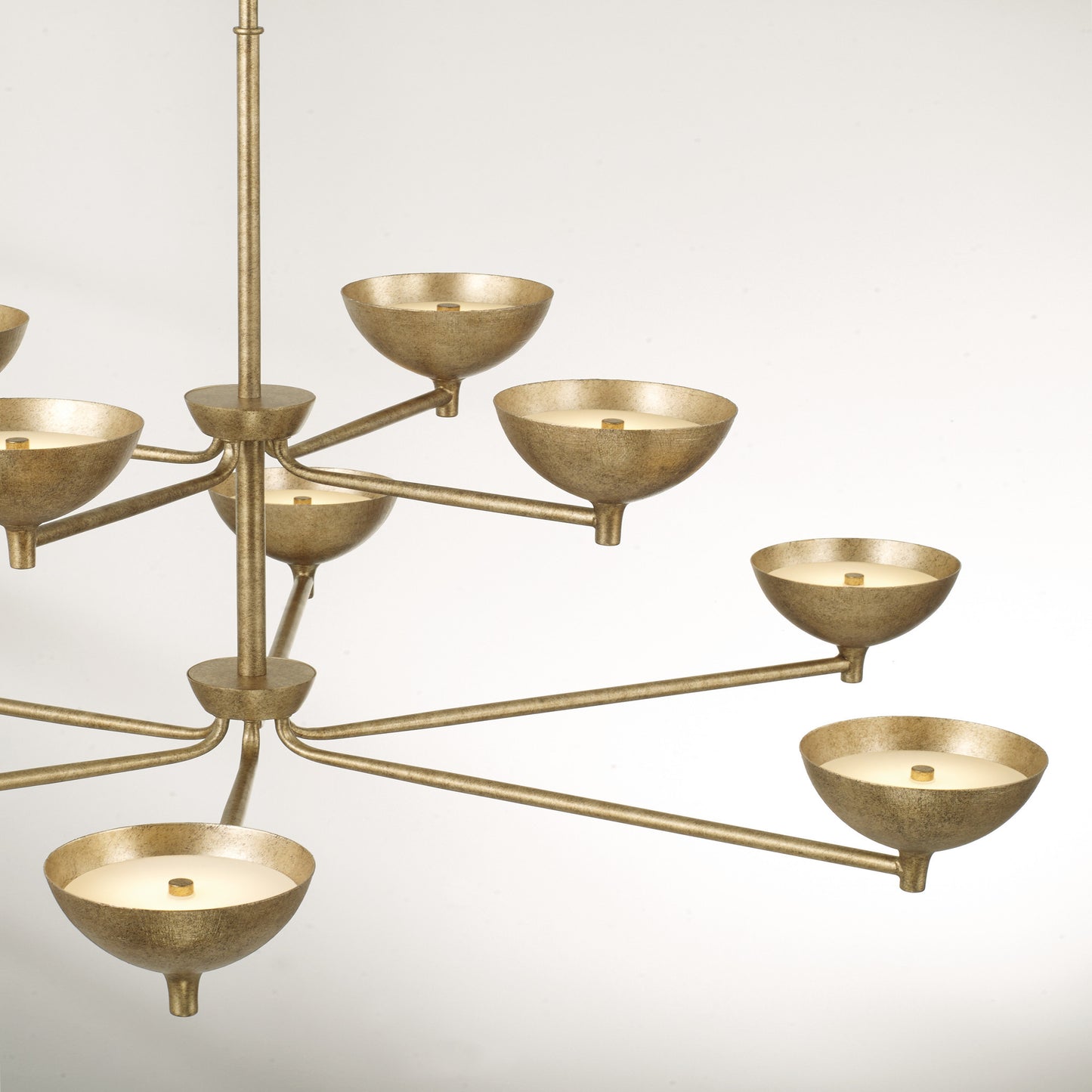 Capital Francesca Two-Tier Large Chandelier in Matte Brass