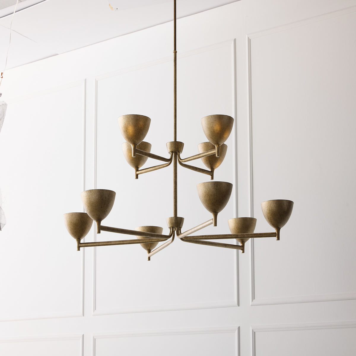 Capital Francesca Two-Tier Large Chandelier in Matte Brass