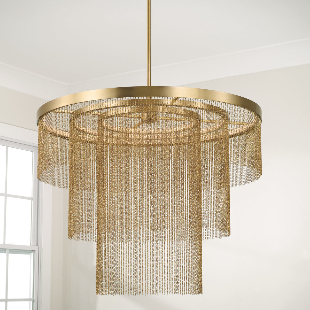 Capital Rae Chandelier in Aged Brass