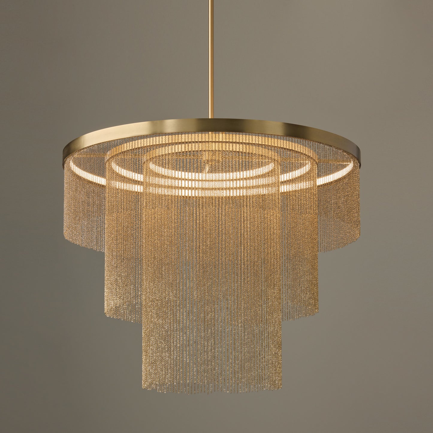 Capital Rae Chandelier in Aged Brass