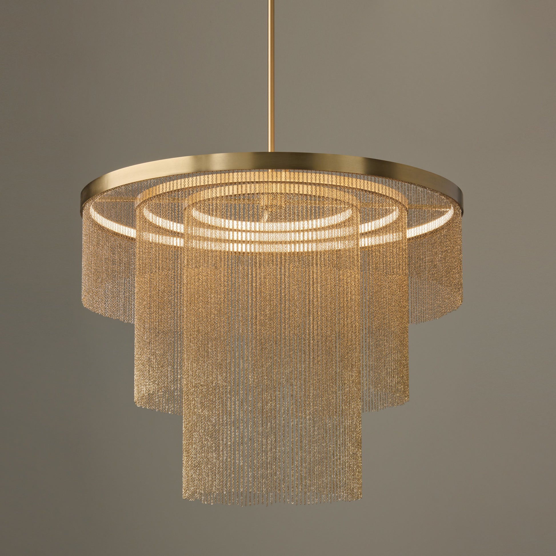 Capital Rae Chandelier in Aged Brass