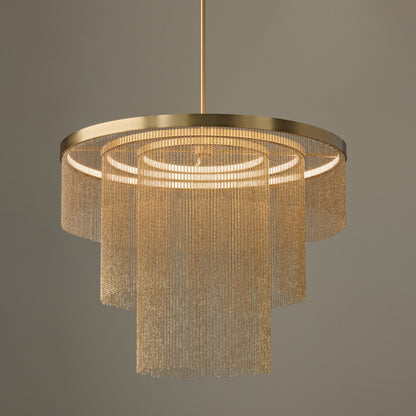 Capital Rae Chandelier in Aged Brass