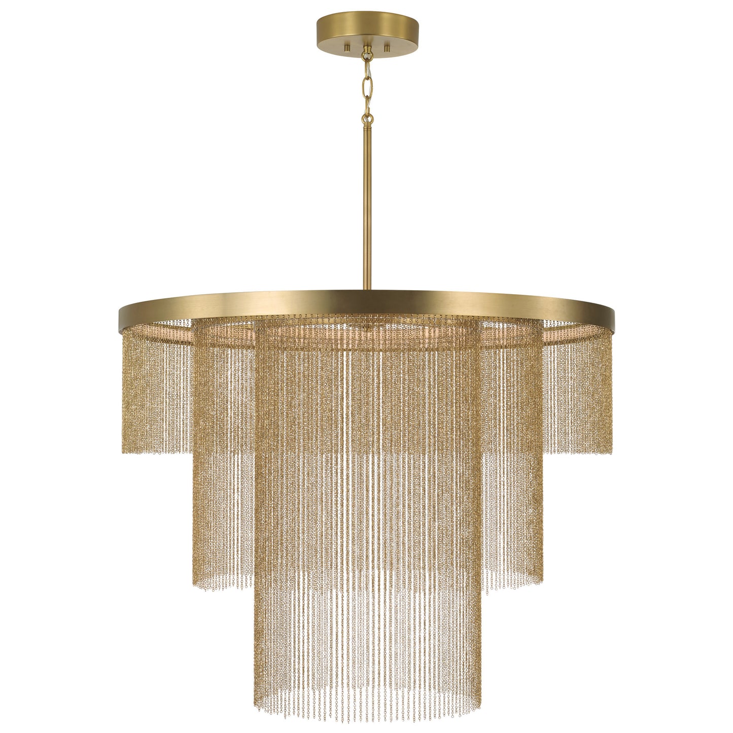 Capital Rae Chandelier in Aged Brass