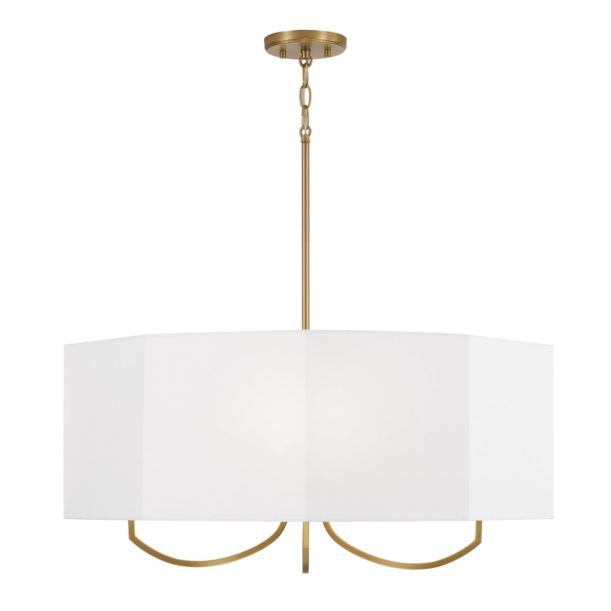 Capital Adrian Small Chandelier in Aged Brass