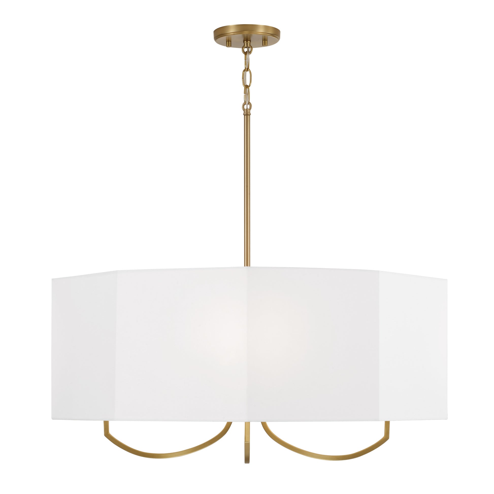 Capital Adrian Small Chandelier in Aged Brass