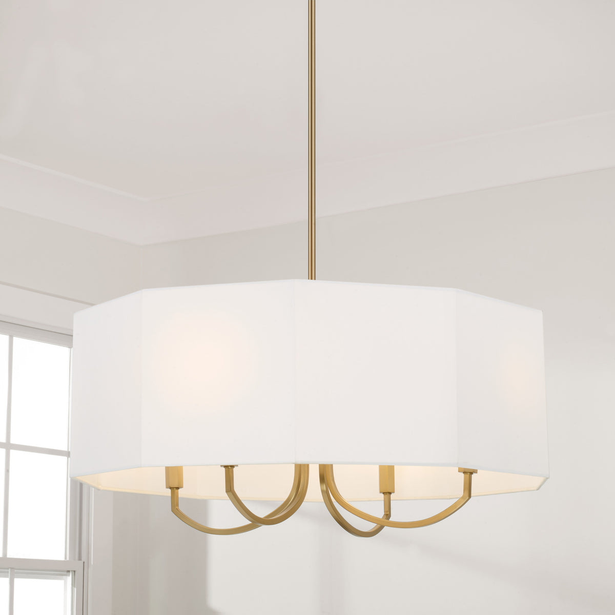 Capital Adrian Small Chandelier in Aged Brass