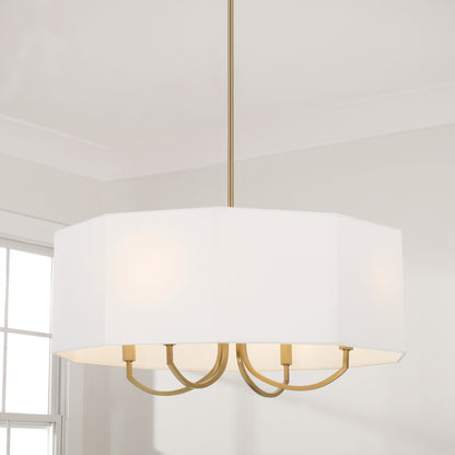 Capital Adrian Small Chandelier in Aged Brass