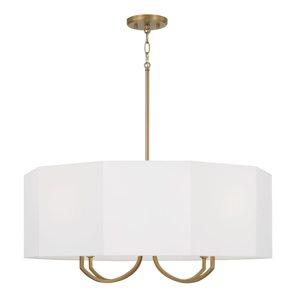 Capital Adrian Small Chandelier in Aged Brass