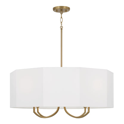 Capital Adrian Small Chandelier in Aged Brass