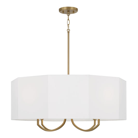 Capital Adrian Small Chandelier in Aged Brass