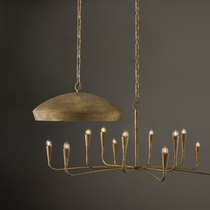 Capital Savari Grand Chandelier in Artisan Gold