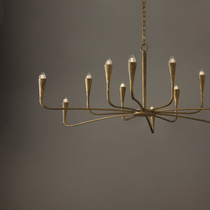 Capital Savari Grand Chandelier in Artisan Gold