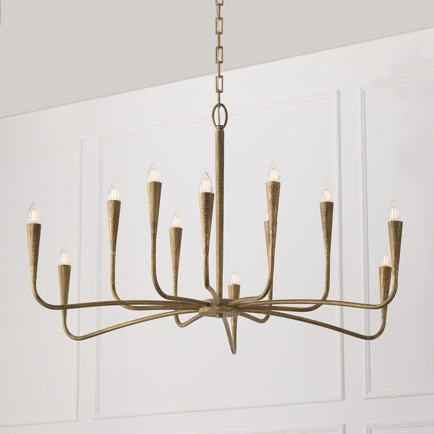 Capital Savari Grand Chandelier in Artisan Gold