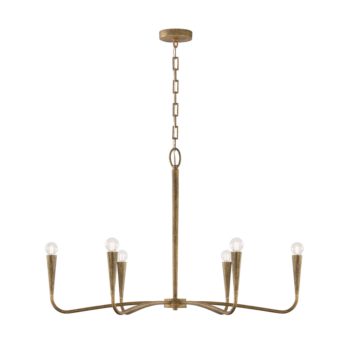 Capital Savari Large Chandelier in Artisan Gold