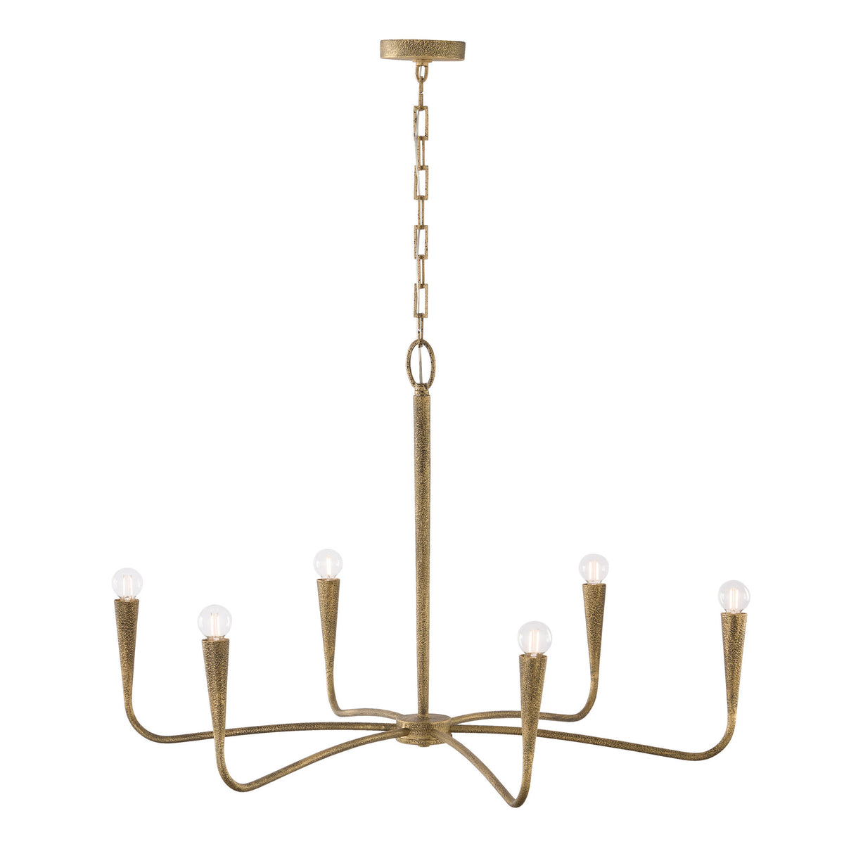 Capital Savari Large Chandelier in Artisan Gold