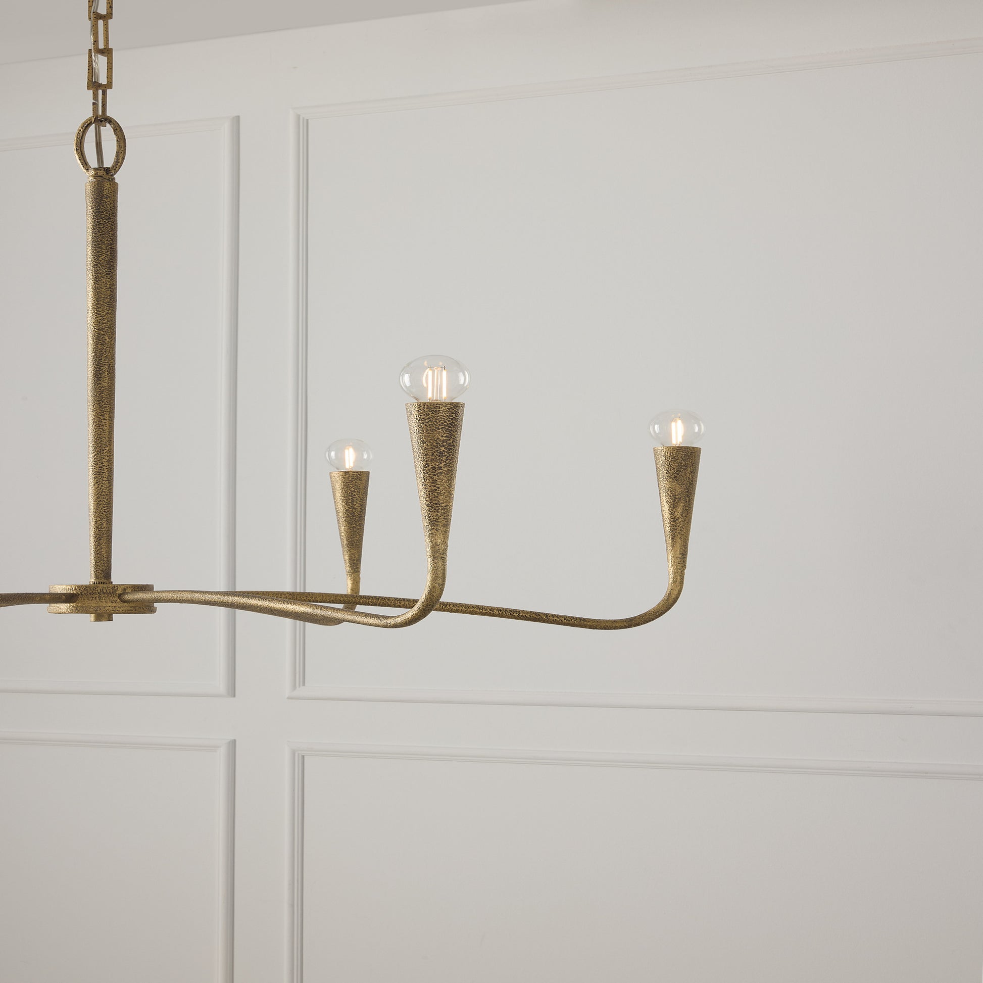 Capital Savari Large Chandelier in Artisan Gold