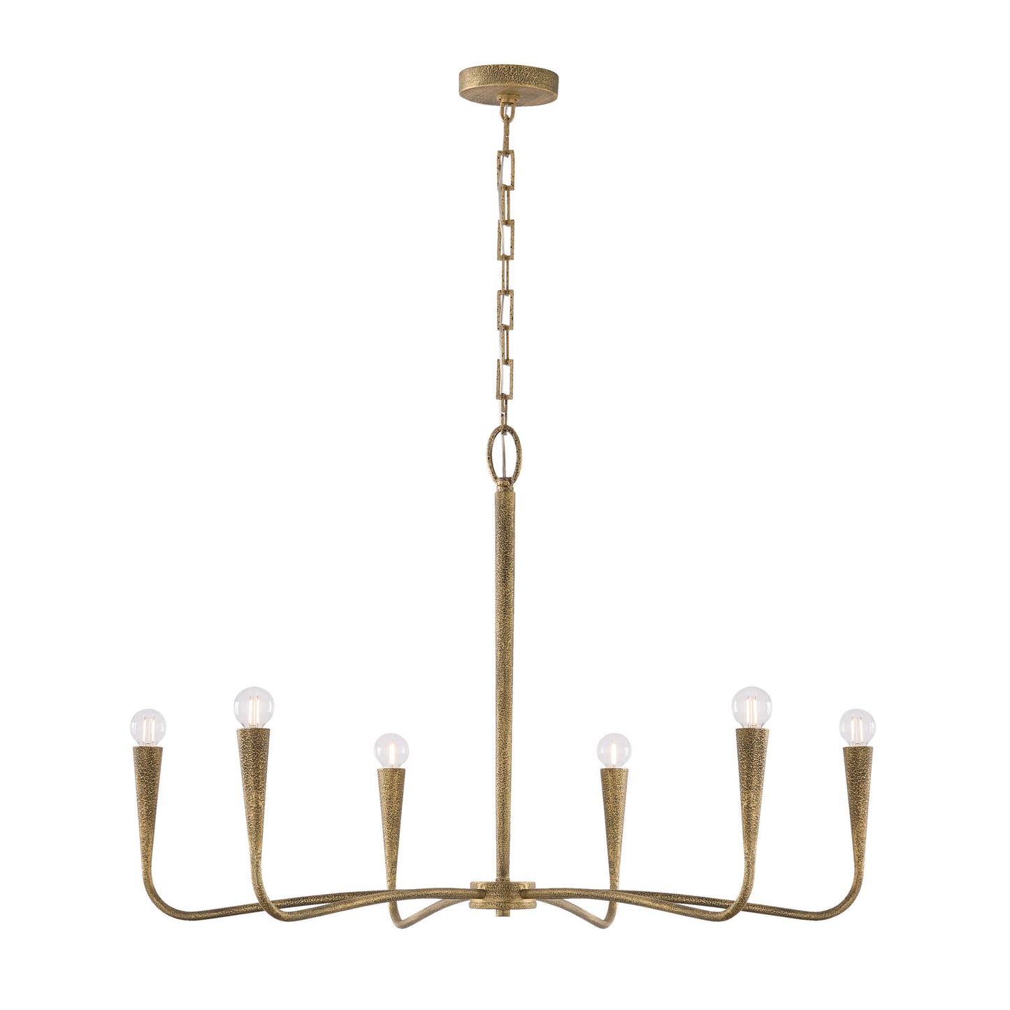 Capital Savari Large Chandelier in Artisan Gold