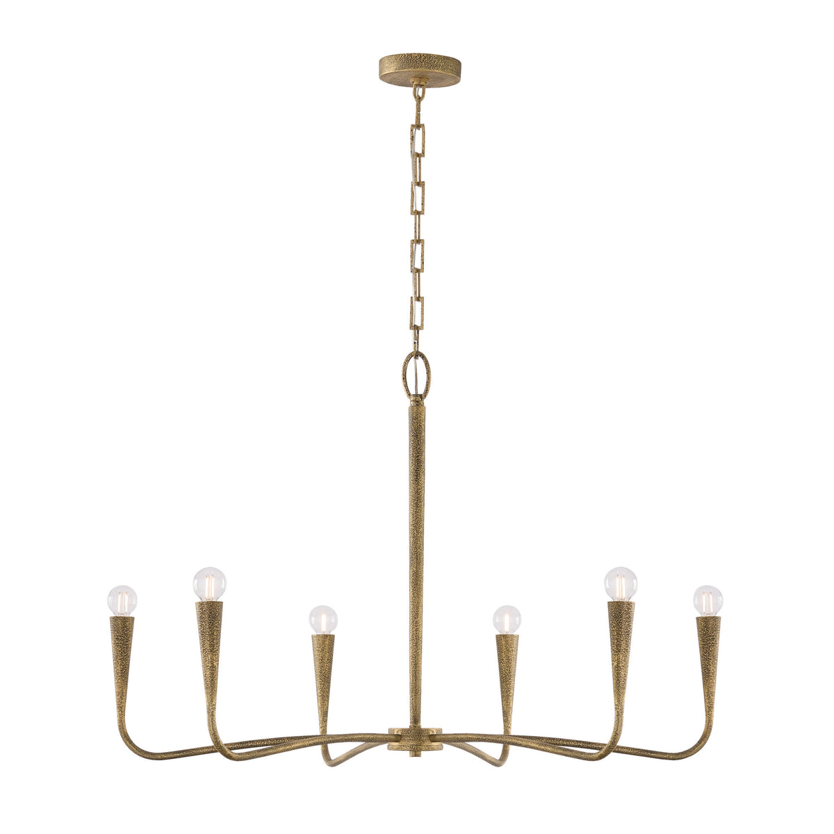 Capital Savari Large Chandelier in Artisan Gold