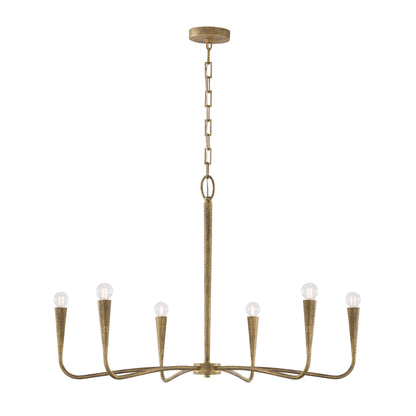 Capital Savari Large Chandelier in Artisan Gold