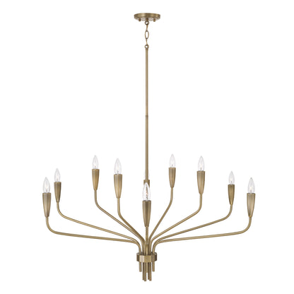 Capital Palmer Large Chandelier in Antiqued Brass