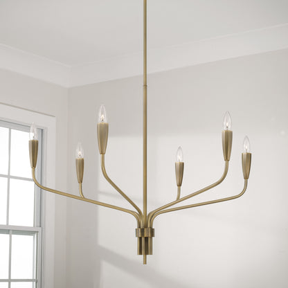 Capital Palmer Medium Chandelier in Antiqued Brass