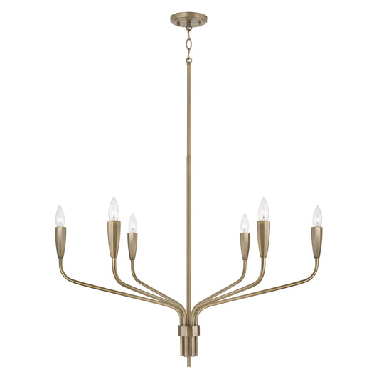 Capital Palmer Medium Chandelier in Antiqued Brass