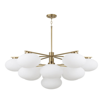 Capital Soren Two-Tier Grand Chandelier - Aged Brass