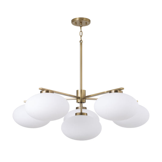 Capital Soren Large Chandelier - Aged Brass