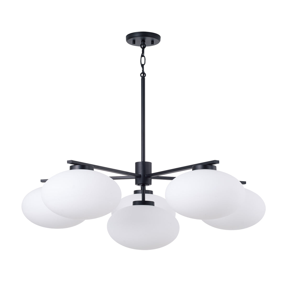 Capital Soren Large Chandelier - Matte Black