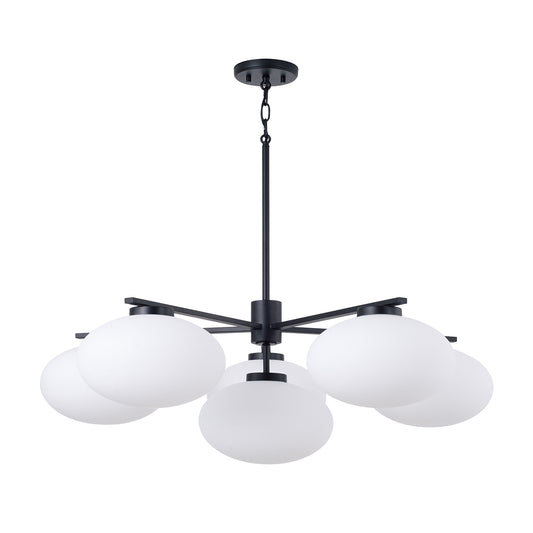 Capital Soren Large Chandelier - Matte Black