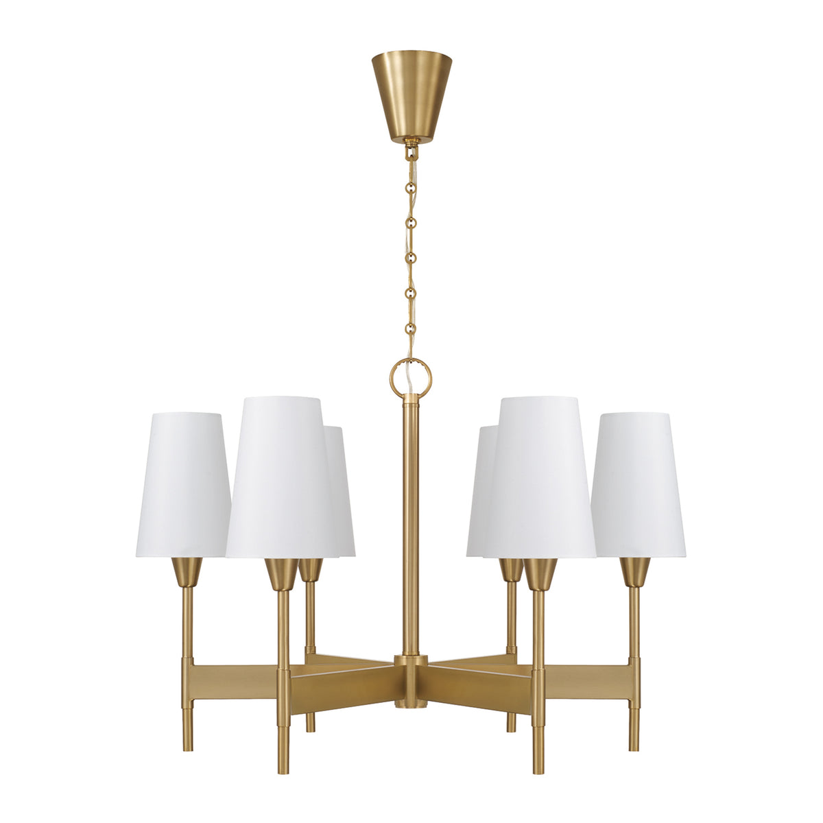 Capital Leland Medium Chandelier in Aged Brass
