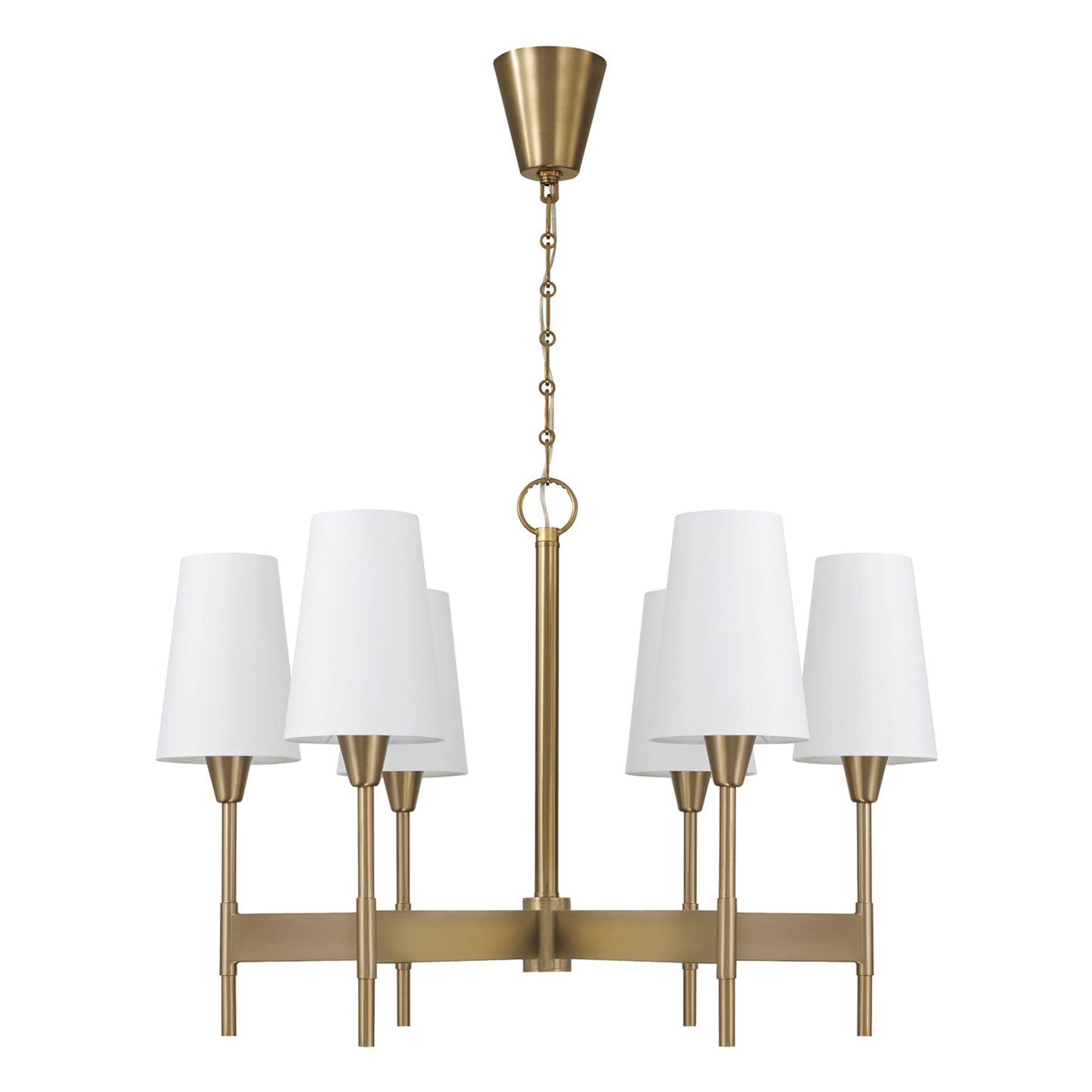 Capital Leland Medium Chandelier in Aged Brass