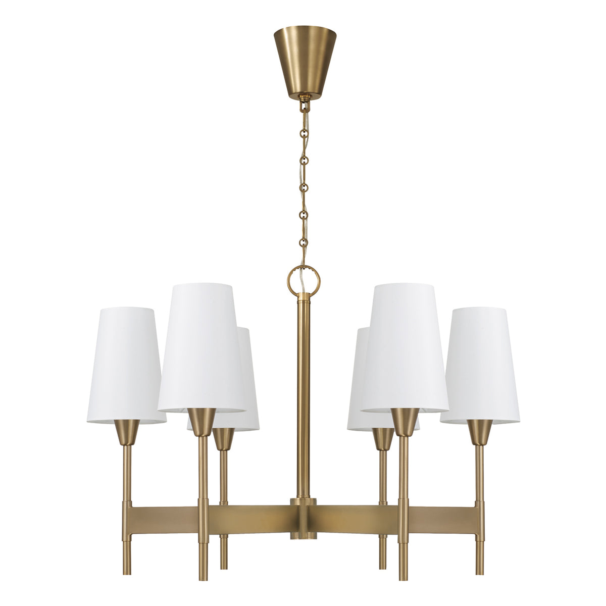 Capital Leland Medium Chandelier in Aged Brass