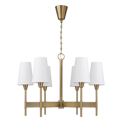 Capital Leland Medium Chandelier in Aged Brass