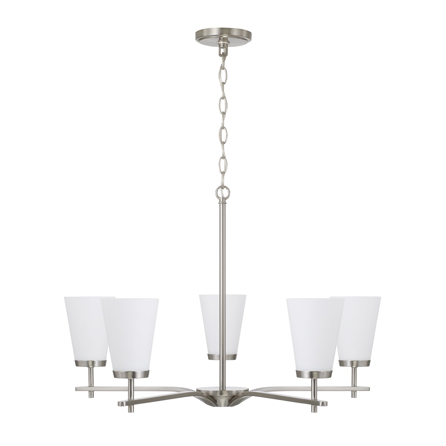 Capital Drake Small Chandelier - Brushed Nickel